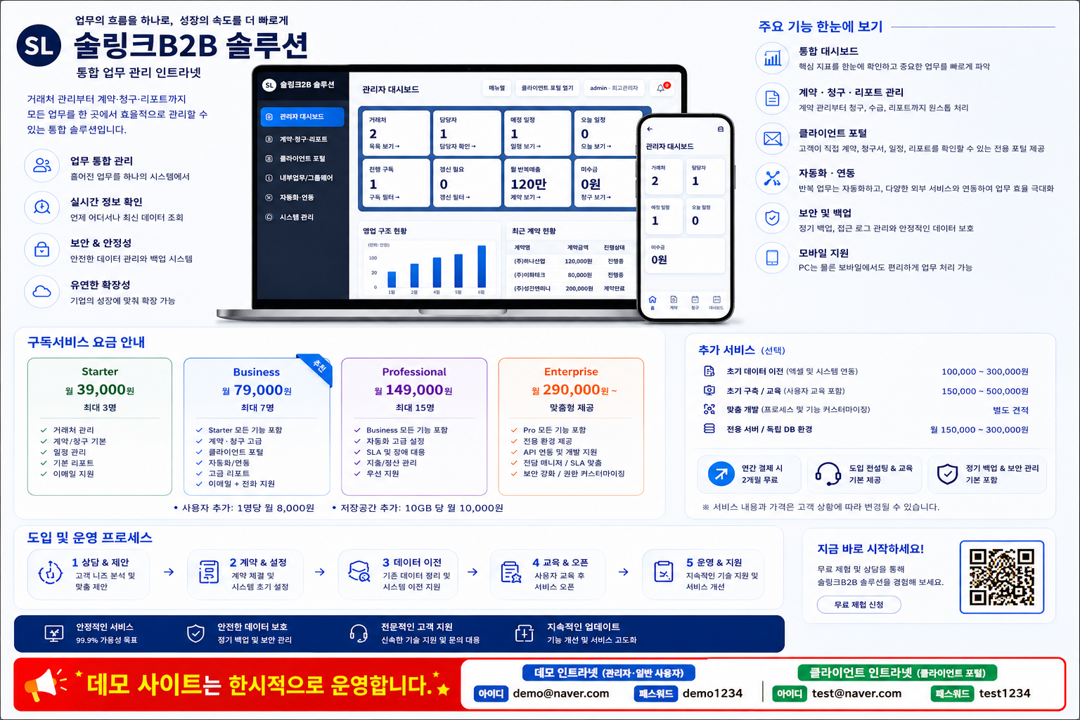 술링크 B2B 인트라넷 서비스 소개